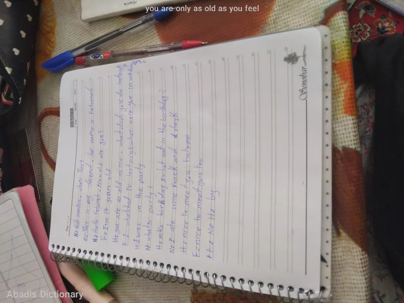 you are only as old as you feel